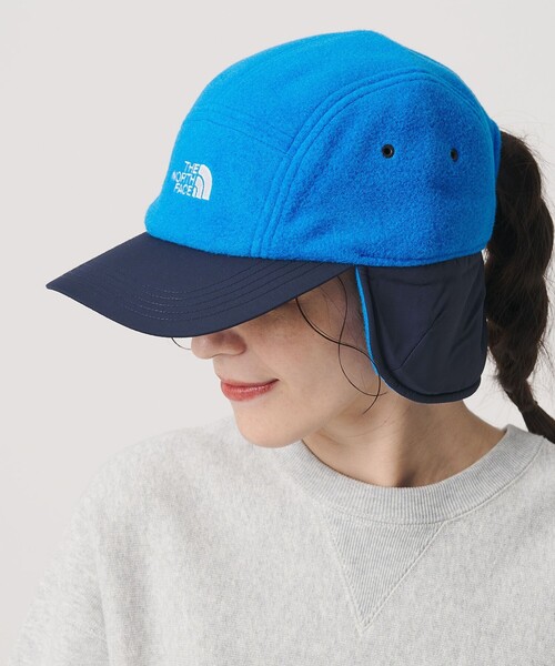 THE NORTH FACE(ザノースフェイス)の「<THE NORTH FACE>フリース イヤーマフ キャップ(キャップ・レディース・ブラック/コバルトブルー・FREE)」の4枚目の写真