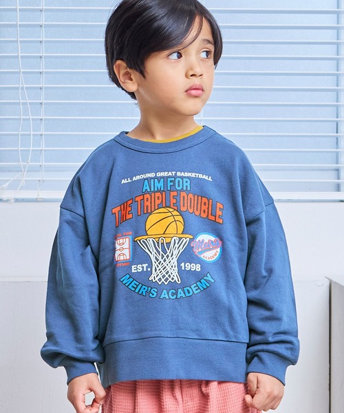 Life Support Products(ライフサポートプロダクツ)の「プリントクルーネックスウェット(スウェット・キッズ・エメラルド/マスタード/ラベンダー/ベージュ/ネイビー/ブラック/杢グレー/オフホワイト/ピンク/ホワイト系その他・100/95/90/80/110/150/140/130/120)」の7枚目の写真