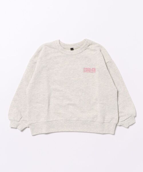 Life Support Products(ライフサポートプロダクツ)の「プリントクルーネックスウェット(スウェット・キッズ・エメラルド/マスタード/ラベンダー/ベージュ/ネイビー/ブラック/杢グレー/オフホワイト/ピンク/ホワイト系その他・100/95/90/80/110/150/140/130/120)」の11枚目の写真