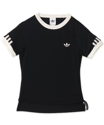 adidas(�A�f�B�_�X)��adidas DOUBLE LAYERED CALI T-SHIRT / �A�f�B�_�X �_�u�� ���C���[�h �J�� T�V���c(T�V���c/�J�b�g�\�[)