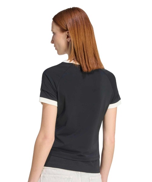 adidas(アディダス)の「adidas DOUBLE LAYERED CALI T-SHIRT / アディダス ダブル レイヤード カリ Tシャツ(Tシャツ/カットソー・レディース・ブラック・M/S/L)」の10枚目の写真