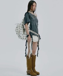 NOT KNOWING（ノットノーイング）の「【NOT KNOWING】Braided Dot Shoulder Bag / 【ノットノーイング】ブレイドドットショルダーバッグ（ショルダーバッグ）」