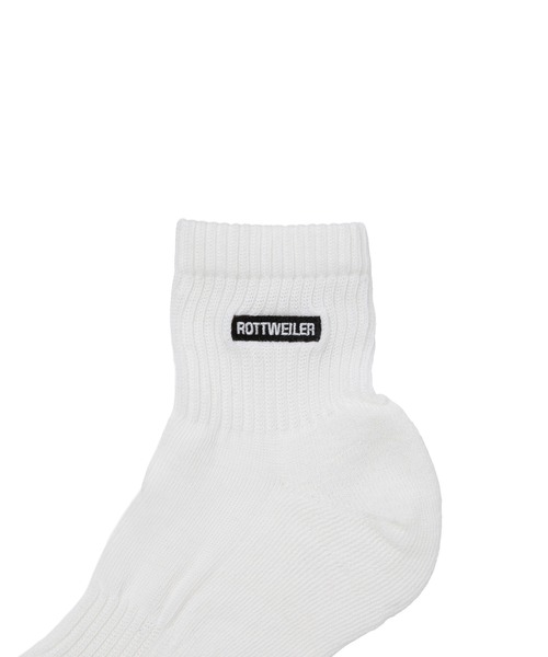 ROTTWEILER（ロットワイラー）の「RW LOGO SOX（ソックス/靴下・メンズ・ブルー/ホワイト・ONE SIZE）」の4枚目の写真