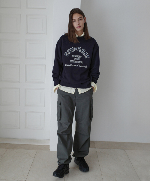COVERNAT（カバーナット）の「セミワイドナイロンパラシュートパンツ グレー（その他パンツ・レディース・その他・SMALL/MEDIUM/LARGE/X-LARGE）」の4枚目の写真