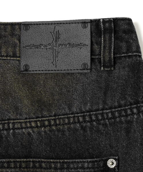 NOT4NERD（ノットフォーナード）の「NOT4NERD/ノットフォーナード/Mud Washed Regular Fit Denim Pants（デニムパンツ・メンズ・ブラック/ブルー・L/M/XL）」の10枚目の写真