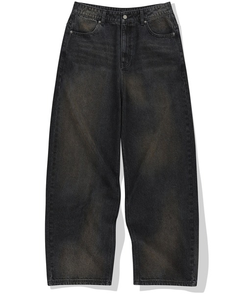 NOT4NERD（ノットフォーナード）の「NOT4NERD/ノットフォーナード/Mud Washed Regular Fit Denim Pants（デニムパンツ・メンズ・ブラック/ブルー・L/M/XL）」の2枚目の写真
