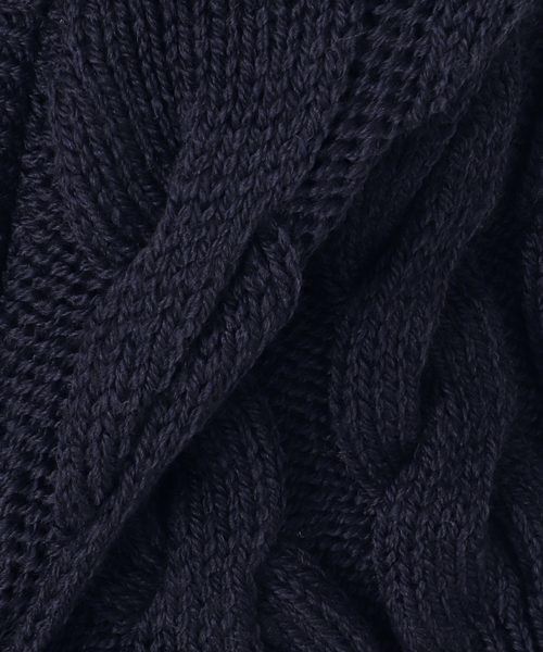 ISLAND TIDES（アイランドタイド）の「別注【ISLAND TIDES/アイランドタイド】 チルデン カーディガン（カーディガン/ボレロ・レディース・オートミール/ネイビー・MEDIUM）」の21枚目の写真