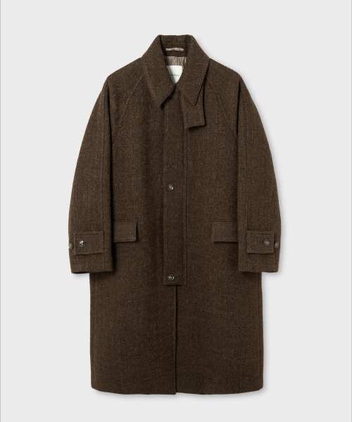ラグランジップコート_BROWN