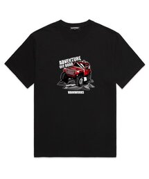 OFF ROAD オーバーサイズ 半袖Tシャツ (VS0094) ブラック