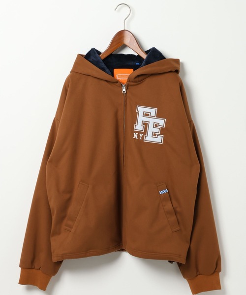 niko and...（ニコアンド）の「【FISHS EDDY(フィッシュエディ)】フーディブルゾン【UNISEX】（ブルゾン・メンズ・ネイビー/ブラウン・LARGE/MEDIUM）」の16枚目の写真