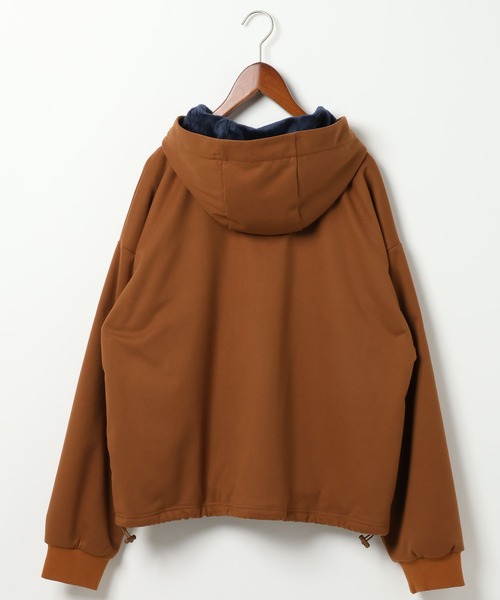 niko and...（ニコアンド）の「【FISHS EDDY(フィッシュエディ)】フーディブルゾン【UNISEX】（ブルゾン・メンズ・ネイビー/ブラウン・LARGE/MEDIUM）」の18枚目の写真