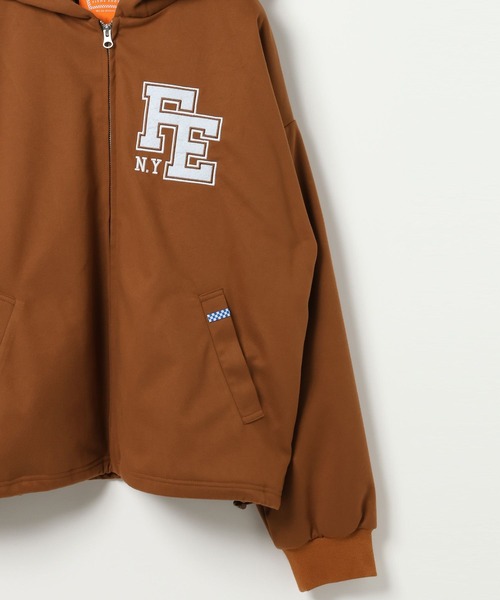 niko and...（ニコアンド）の「【FISHS EDDY(フィッシュエディ)】フーディブルゾン【UNISEX】（ブルゾン・メンズ・ネイビー/ブラウン・LARGE/MEDIUM）」の20枚目の写真