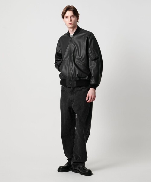 UNITED ARROWS & SONS(ユナイテッドアローズアンドサンズ)の「<UNITED ARROWS & SONS> SYNTHETIC/LTHR L-2B/ブルゾン(ブルゾン・メンズ・ブラック・XL/M/S)」の15枚目の写真