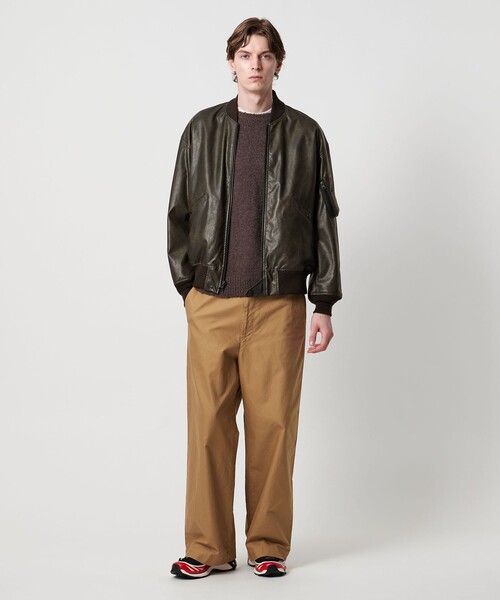UNITED ARROWS & SONS(ユナイテッドアローズアンドサンズ)の「<UNITED ARROWS & SONS> SYNTHETIC/LTHR L-2B/ブルゾン(ブルゾン・メンズ・ブラック・XL/M/S)」の17枚目の写真