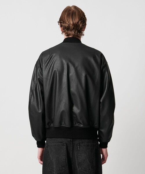 UNITED ARROWS & SONS(ユナイテッドアローズアンドサンズ)の「<UNITED ARROWS & SONS> SYNTHETIC/LTHR L-2B/ブルゾン(ブルゾン・メンズ・ブラック・XL/M/S)」の20枚目の写真