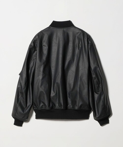 UNITED ARROWS & SONS(ユナイテッドアローズアンドサンズ)の「<UNITED ARROWS & SONS> SYNTHETIC/LTHR L-2B/ブルゾン(ブルゾン・メンズ・ブラック・XL/M/S)」の22枚目の写真