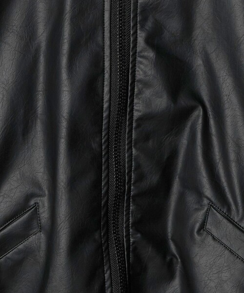 UNITED ARROWS & SONS(ユナイテッドアローズアンドサンズ)の「<UNITED ARROWS & SONS> SYNTHETIC/LTHR L-2B/ブルゾン(ブルゾン・メンズ・ブラック・XL/M/S)」の2枚目の写真
