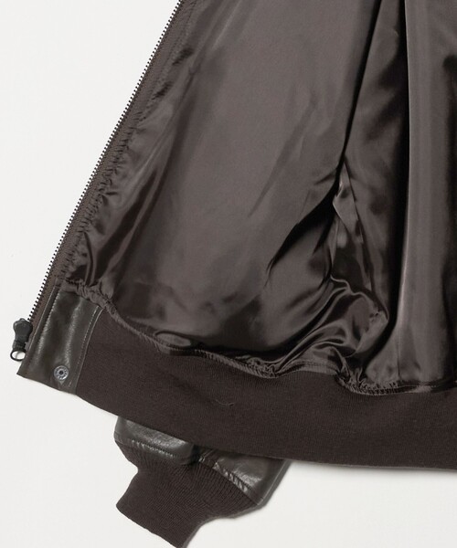 UNITED ARROWS & SONS(ユナイテッドアローズアンドサンズ)の「<UNITED ARROWS & SONS> SYNTHETIC/LTHR L-2B/ブルゾン(ブルゾン・メンズ・ブラック・XL/M/S)」の9枚目の写真