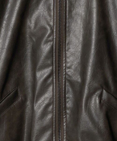 UNITED ARROWS & SONS(ユナイテッドアローズアンドサンズ)の「<UNITED ARROWS & SONS> SYNTHETIC/LTHR L-2B/ブルゾン(ブルゾン・メンズ・ブラック・XL/M/S)」の10枚目の写真