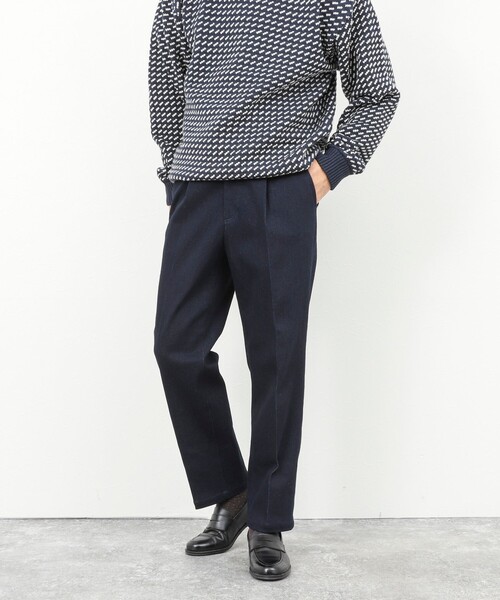 NOLLEY’S（ノーリーズ）の「デニムストレッチワイドジャスト丈PT 25AW（デニムパンツ・メンズ・ブラック/インディゴブルー・S/M/L/XL）」の11枚目の写真