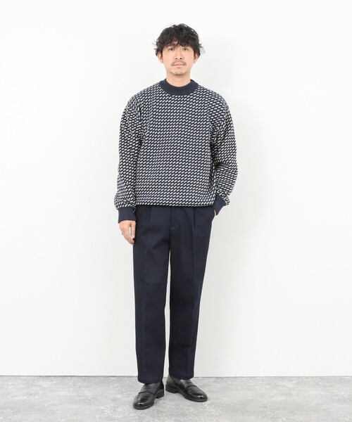 NOLLEY’S（ノーリーズ）の「デニムストレッチワイドジャスト丈PT 25AW（デニムパンツ・メンズ・ブラック/インディゴブルー・S/M/L/XL）」の16枚目の写真