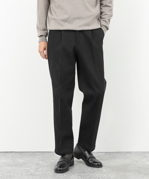 NOLLEY’S（ノーリーズ）の「デニムストレッチワイドジャスト丈PT 25AW（デニムパンツ・メンズ・ブラック/インディゴブルー・S/M/L/XL）」の20枚目の写真