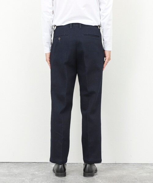 NOLLEY’S（ノーリーズ）の「デニムストレッチワイドジャスト丈PT 25AW（デニムパンツ・メンズ・ブラック/インディゴブルー・S/M/L/XL）」の4枚目の写真