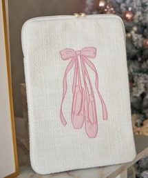 tocco closet（トッコ　クローゼット）の「バレエシューズ刺繍ツイードノートパソコンケース（PC・タブレットケース）」