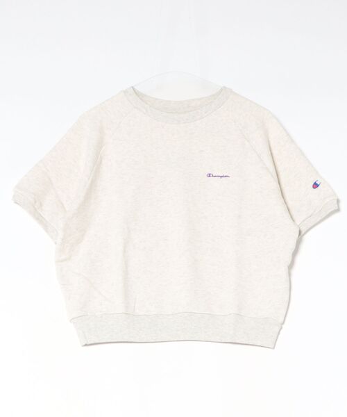 Champion(チャンピオン)の「【Champion】CW-D006 SHORT SLEEVE SWEATSHIRT(スウェット・レディース・ブラウン/オートミール/ブルー/グレー/ブラック・L/M)」の5枚目の写真