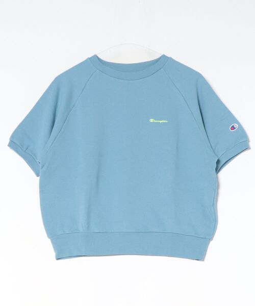 Champion(チャンピオン)の「【Champion】CW-D006 SHORT SLEEVE SWEATSHIRT(スウェット・レディース・ブラウン/オートミール/ブルー/グレー/ブラック・L/M)」の2枚目の写真
