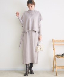 KATHARINE ROSS | 【KATHARINE ROSS】Vネックベストセットワンピース(ワンピース)