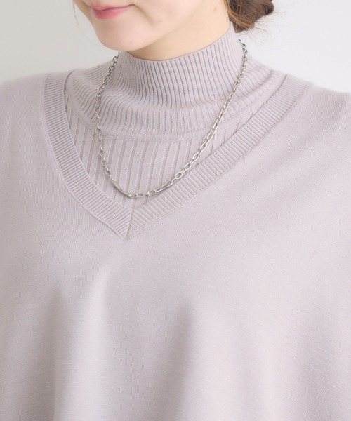 KATHARINE ROSS（キャサリンロス）の「【KATHARINE ROSS】Vネックベストセットワンピース（ワンピース・レディース・ブラック/グレイッシュベージュ・FREE）」の20枚目の写真