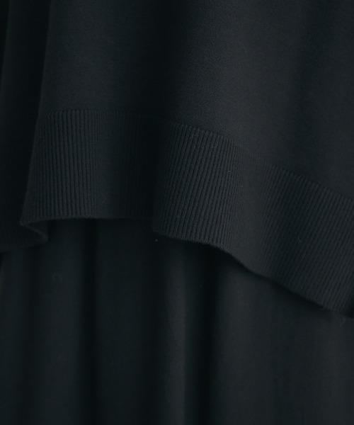 KATHARINE ROSS（キャサリンロス）の「【KATHARINE ROSS】Vネックベストセットワンピース（ワンピース・レディース・ブラック/グレイッシュベージュ・FREE）」の8枚目の写真