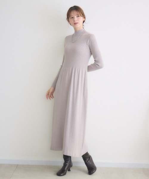 KATHARINE ROSS（キャサリンロス）の「【KATHARINE ROSS】Vネックベストセットワンピース（ワンピース・レディース・ブラック/グレイッシュベージュ・FREE）」の17枚目の写真