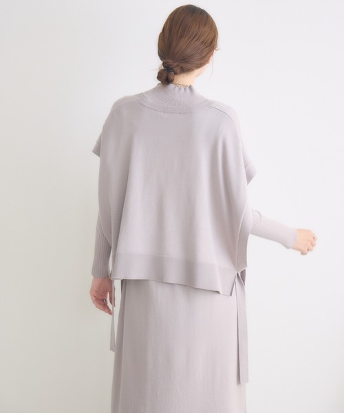 KATHARINE ROSS（キャサリンロス）の「【KATHARINE ROSS】Vネックベストセットワンピース（ワンピース・レディース・ブラック/グレイッシュベージュ・FREE）」の15枚目の写真