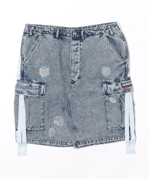over print(オーバープリント)の「overprint/オーバープリント/TOURNIQUET HALF PANTS(その他パンツ・レディース・ブルー/オリーブ系・L)」の1枚目の写真