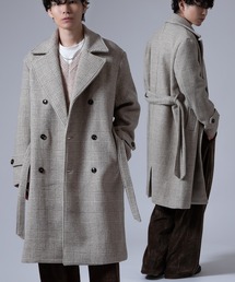 improves（インプローブス）の「グレンチェック ピーコート（トレンチコート）」