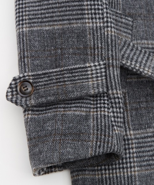 improves（インプローブス）の「グレンチェック ピーコート（トレンチコート・メンズ・ブラック/ベージュ・MEDIUM/LARGE）」の8枚目の写真