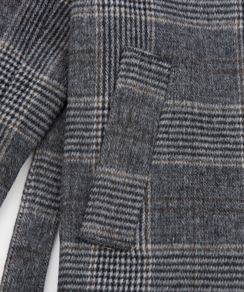 improves（インプローブス）の「グレンチェック ピーコート（トレンチコート・メンズ・ブラック/ベージュ・MEDIUM/LARGE）」の9枚目の写真