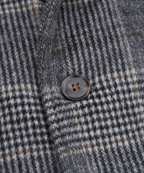 improves（インプローブス）の「グレンチェック ピーコート（トレンチコート・メンズ・ブラック/ベージュ・MEDIUM/LARGE）」の10枚目の写真