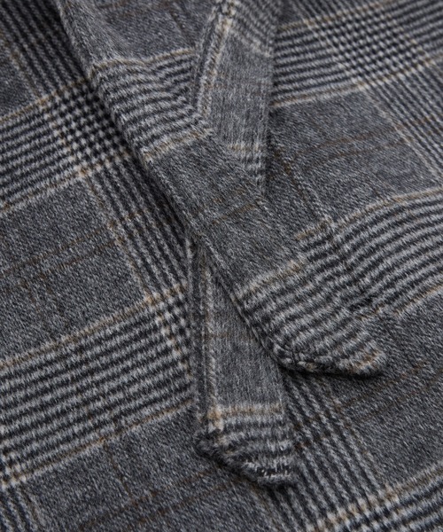 improves（インプローブス）の「グレンチェック ピーコート（トレンチコート・メンズ・ブラック/ベージュ・MEDIUM/LARGE）」の11枚目の写真