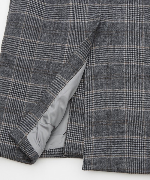 improves（インプローブス）の「グレンチェック ピーコート（トレンチコート・メンズ・ブラック/ベージュ・MEDIUM/LARGE）」の12枚目の写真