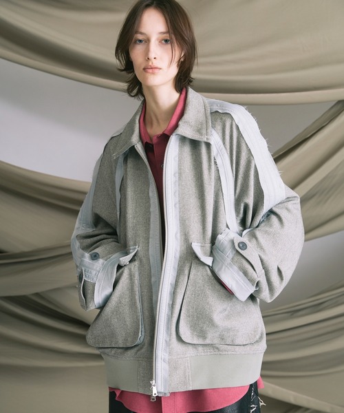 UNISEX》Inside Out Prime-Over A-2 Flight Jacket/インサイドアウト