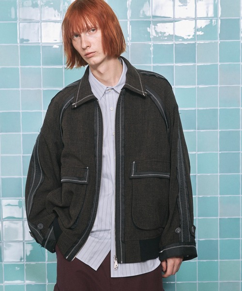UNISEX》Inside Out Prime-Over A-2 Flight Jacket/インサイドアウト
