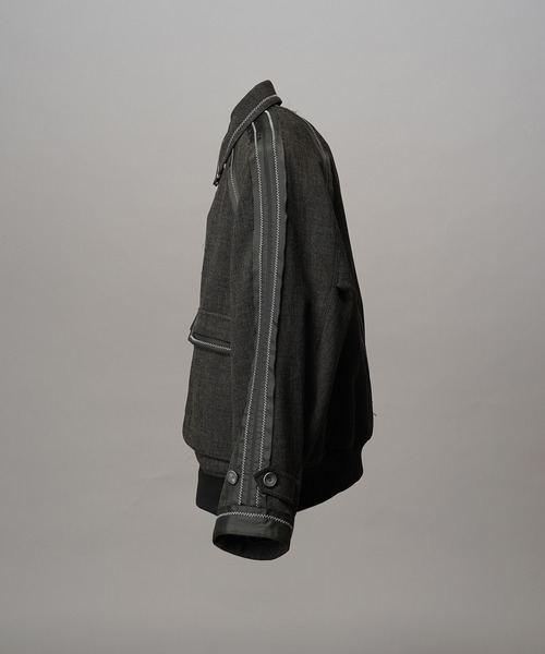 MAISON SPECIAL（メゾンスペシャル）の「《UNISEX》Inside Out Prime-Over A-2 Flight Jacket/インサイドアウトプライムオーバーA-2フライトジャケット【MAISON SPECIAL/メゾンスペシャル】（ブルゾン・メンズ・ホワイト/ブラック・0/1/2）」の17枚目の写真