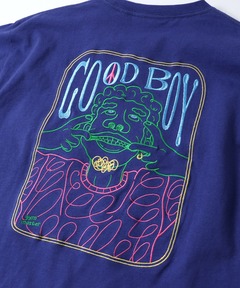 7.4oz GOOD BOY刺繍ロンTEE