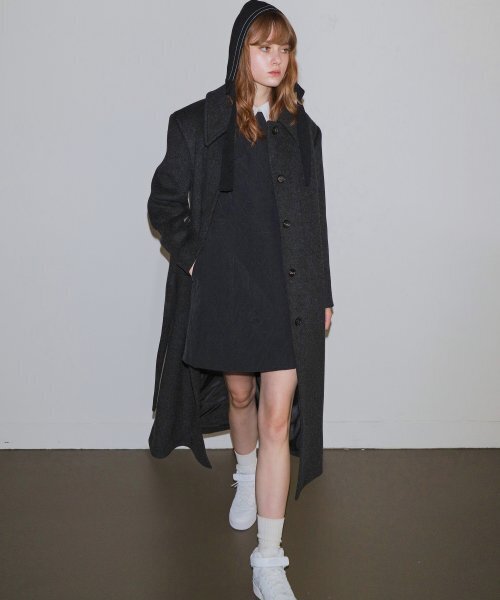 PAUL&ALICE(ポール&アリス)の「QUILTED MINI DRESS / BLACK(ワンピース・レディース・ブラック・FREE)」の4枚目の写真