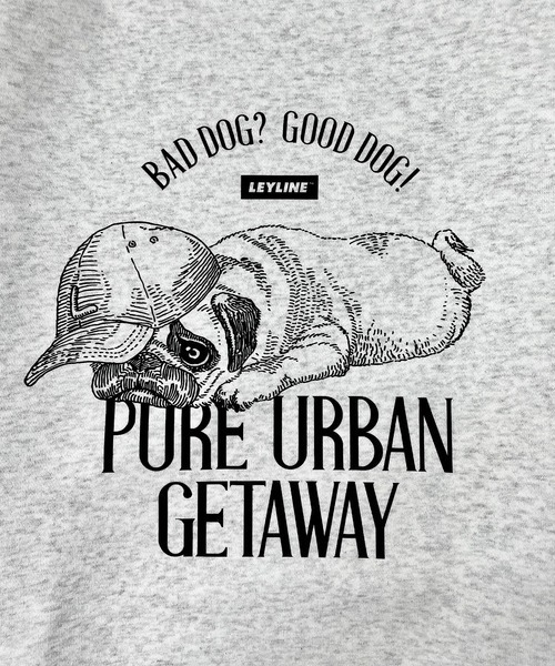 Leyline(レイライン)の「【Leyline】Good dog sweat(スウェット・メンズ・アッシュ/ベージュ・XL/L/M)」の7枚目の写真
