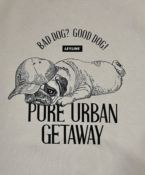 Leyline(レイライン)の「【Leyline】Good dog sweat(スウェット・メンズ・アッシュ/ベージュ・XL/L/M)」の8枚目の写真