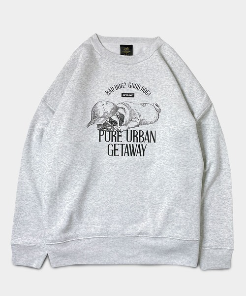 Leyline(レイライン)の「【Leyline】Good dog sweat(スウェット・メンズ・アッシュ/ベージュ・XL/L/M)」の9枚目の写真